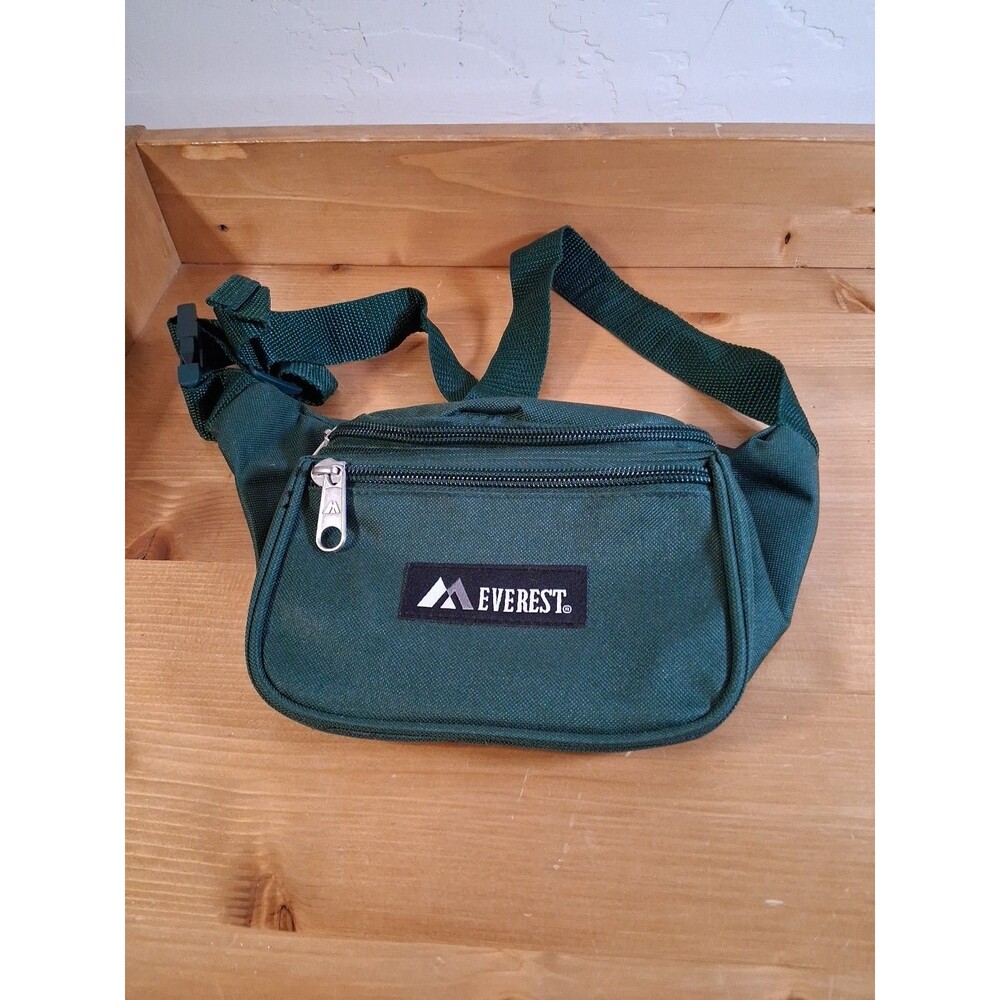Everest Signature Waist Pack Forest Green Hip Bum Bag Hiking Fanny Pack OSFA
